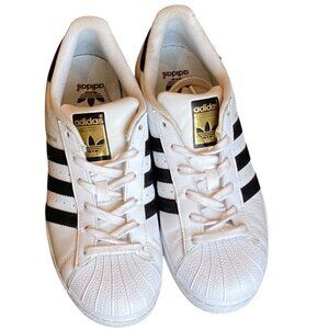 Adidas Superstar J White/Black C77154 Big Kids 5-1/2 #187N